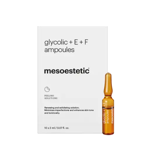 Mesoestetic | Glycolic + E + F Ampoules - Delizia Skincare