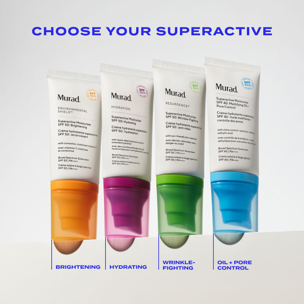 Murad | Superactive Moisturiser SPF 40: Mattifying Oil + Pore Control