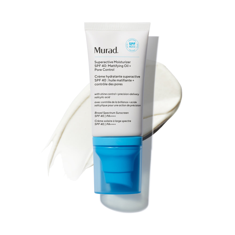 Murad | Superactive Moisturiser SPF 40: Mattifying Oil + Pore Control