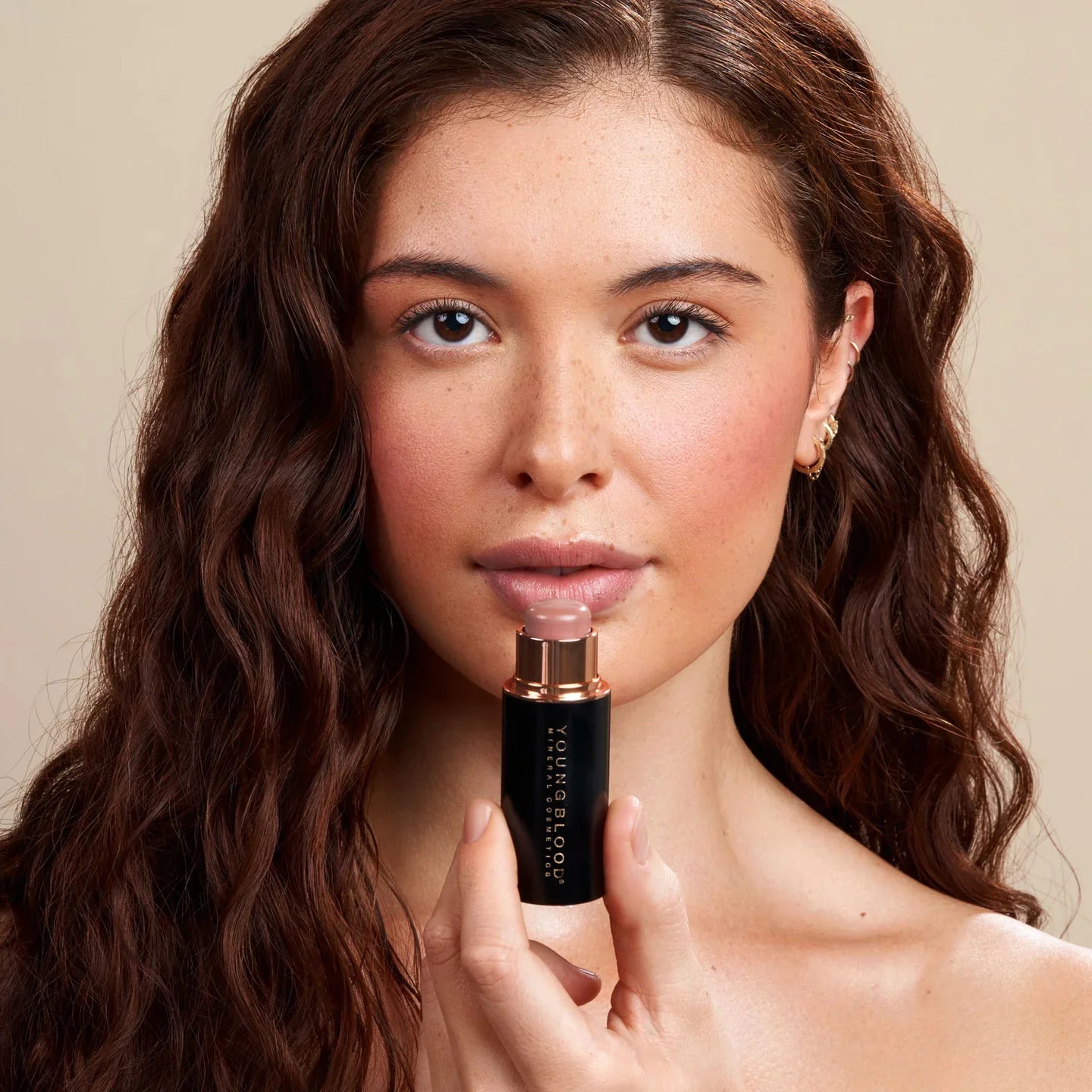 Youngblood | VividLuxe Crème Blush Stick Crème Brûlée – Light Nude Pink