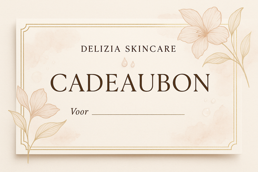 Delizia Skincare Cadeaubonnen – Luxe geschenk voor elke gelegenheid - Delizia Skincare